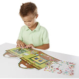 Melissa & Doug Puffy Reusable Sticker Pad Sets -Santa's Workshop & 'Tis the Season Activity Books