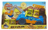 Play-Doh Buzzsaw Logging Truck Toy with 4 Non-Toxic Colors, 3-Ounce Cans