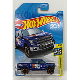 Hot Wheels 2018 50th Anniversary HW Speed Graphics '15 Ford F-150 81/365, Blue