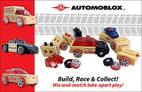 Automoblox Collectible Wood Toy Cars and Trucks—Mini S9 Police/X9 Fire/T900 Rescue 3-Pack (Compatible with other Mini and Micro Series Vehicles)