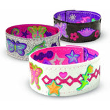 Melissa & Doug Design-Your-Own Bracelets & 1 Scratch Art Mini-Pad Bundle (04217)
