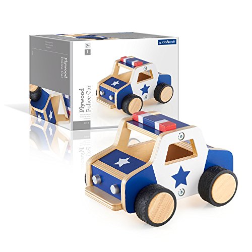 Guidecraft Plywood Police Car Building Kit