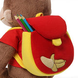 GUND Curious George Back To School Backpack Stuffed Animal Plush, 16"