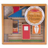Melissa & Doug Peek-a-Boo House: First Play Series + FREE Scratch Art Mini-Pad Bundle [40341]