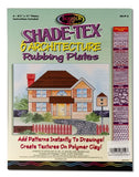 Melissa & Doug Scratch Art Shade-Tex Rubbing Plates - Architecture Drawing Set (Great Gift for Girls and Boys - Best for 5, 6, 7, 8, 9 Year Olds and Up)