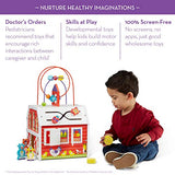 Melissa & Doug Wooden Activity Barn with Bead Maze