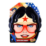 Sunstaches DC Comics Wonder Woman with Hair Sunglasses, Party Favors, UV400