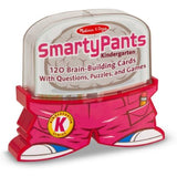 Melissa & Doug Kindergarten Smarty Pants Card Game Set & 1 Scratch Art Mini-Pad Bundle (05071)