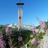 Woodstock Chakra Chime, Amethyst- Eastern Energies Collection