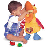 K's Kids Hungry Pelican Plush + 1 Free Pair of Baby Socks Bundle [91541]