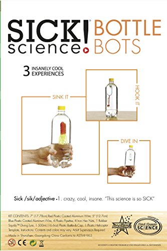 Be Amazing! Toys Sick Science Bottle Bots