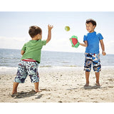 Melissa & Doug Skippy Frog Toss & Grip Action Game: Sunny Patch Outdoor Play Series & 1 Scratch Art Mini-Pad Bundle (06683)