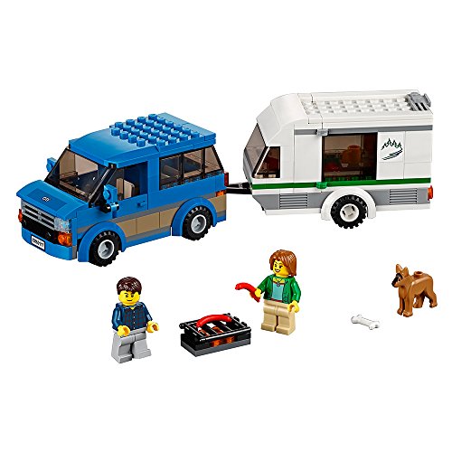 LEGO City Great Vehicles Van And Caravan 60117 Building Toy