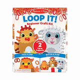 Melissa & Doug Loop It Beginner Craft Kit - Farm Puppets