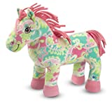 Melissa & Doug Ashley the Horse Stuffed Animal With Paisley Pattern - Ultra-Soft Fleece
