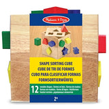 Melissa & Doug Shape Sorting Cube with Pounding Bench