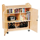 Guidecraft Media Cart Kids Storage