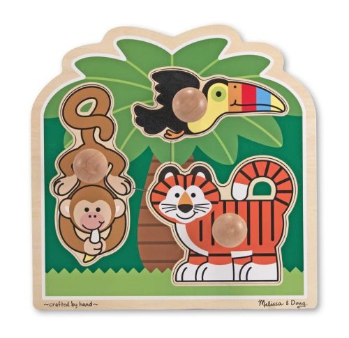 Melissa & Doug Rainforest Friends Jumbo Knob Puzzle