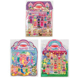 Melissa & Doug Puffy Sticker Set 4-Pack - Fairy/Dress-Up/Mermaid/Day of Glamour