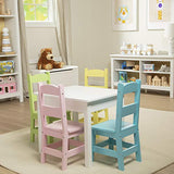 Melissa & Doug Wooden Table & 4 Chairs  Pastel