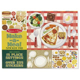 Melissa & Doug 2 Pack Sticker Bundle: Make-a-face and Make-a-meal