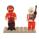 Bundle of 2 |Brictek Mini-Figurines (2 pcs Construction & 2 pcs Racing Sets)