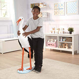 Melissa & Doug It's A Girl Bib for Lifelike Plush Stork Giant Standing Stuffed Animal (3+' Tall)