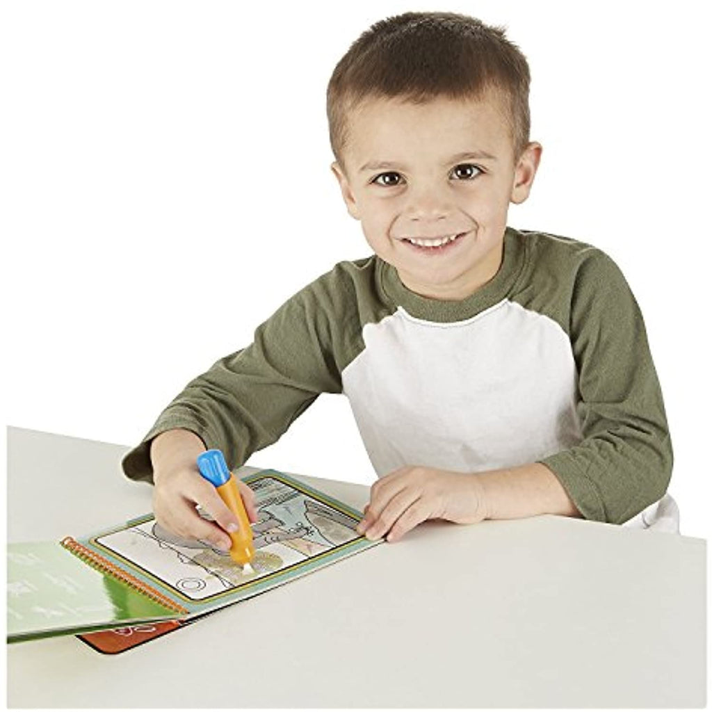 Melissa & Doug Safari: ON The GO Water-Reveal Activity Pad + 1 Scratch Art Mini-Pad Bundle (#09441)