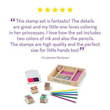 Melissa & Doug Disney Princess Wooden Stamp Set