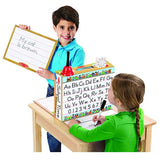 Melissa & Doug School Time Play Set +Free Scratch Art Mini-Pad Bundle (8514)