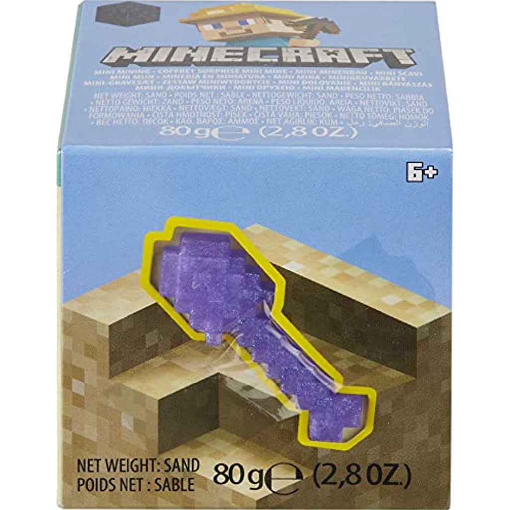 Minecraft Mini Mining w/Moldable Sand, Accessory & Mini Figure w/SHOVEL