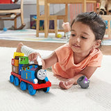 Thomas & Friends Wobble Cargo Stacker Train, Push-Along Engine with Stacking Blocks for Toddlers and Kids Ages 2 Years and up