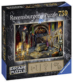 Ravensburger Escape Puzzle Vampire's Castle 759 Piece Jigsaw Puzzle for Kids and Adults Ages 12 and Up - an Escape Room Experience in Puzzle Form