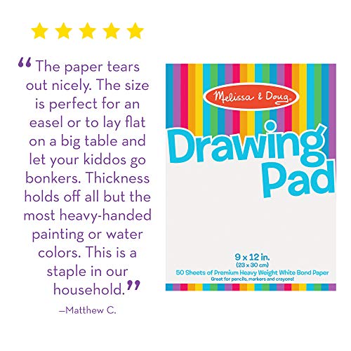 Melissa & Doug Drawing Pad 9 x 12 in
