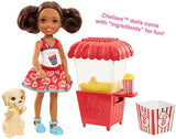 Barbie Sisters Chelsea Doll and Popcorn Stand, Brunette