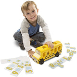 Melissa & Doug Number Game Math Bus & 1 Scratch Art Mini-Pad Bundle (09398)