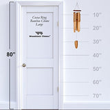 Woodstock Chimes C253 The Original Guaranteed Musically Tuned Chime Asli Arts Collection, Large, Cocoa Ring Bamboo