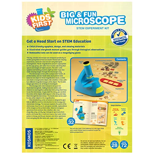 Thames & Kosmos 634032 Kids First Big & Fun Microscope Science Experiment Kit