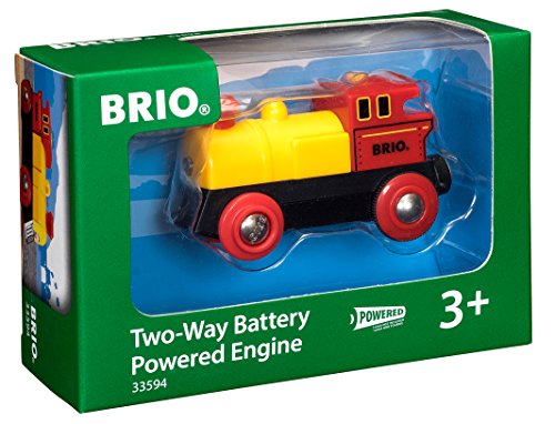 BRIO World - 33594 Two-Way Battery-Operated Engine | Train Toy for Kids Ages 3 and Up