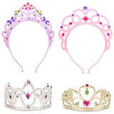 Melissa & Doug Dress-Up Crowns & Tiaras Set: Role Play Collection & 1 Scratch Art Mini-Pad Bundle (08525)