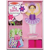 Nina Ballerina - Magnetic Dress Up Wooden Doll & Stand