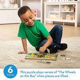 Melissa & Doug 6pc Sound Puzzle - Wheels On The Bus