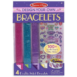Melissa & Doug Design-Your-Own Bracelets & 1 Scratch Art Mini-Pad Bundle (04217)