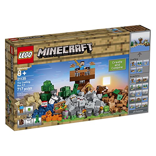 LEGO Minecraft The Crafting Box 2.0 21135 Building Kit 717 Piece