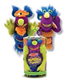 Melissa & Doug Make-Your-Own Fuzzy Monster Puppet Kit With Carrying Case (30pc)