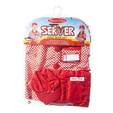 Melissa & Doug Server Role Play Costume Dress-Up Set with Realistic Accessories