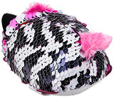 T&Y Ty Teeny Flippables Zoey - Sequin Pink Zebra 4"