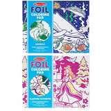 Melissa & Doug Foil Coloring Pad 2-Pack (Animals, Playtime Favorites)