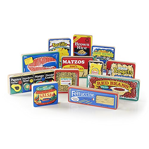Guidecraft International Foods - Pretend Play & Kitchen Toys for Toddlers, Kids Preschool Learning and Development Toy