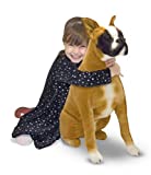 Melissa & Doug Giant Boxer - Lifelike Stuffed Animal Dog
